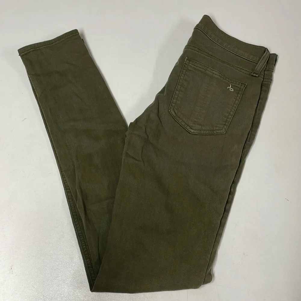 Rag & bone army green skinny jean - Picture 2 of 4